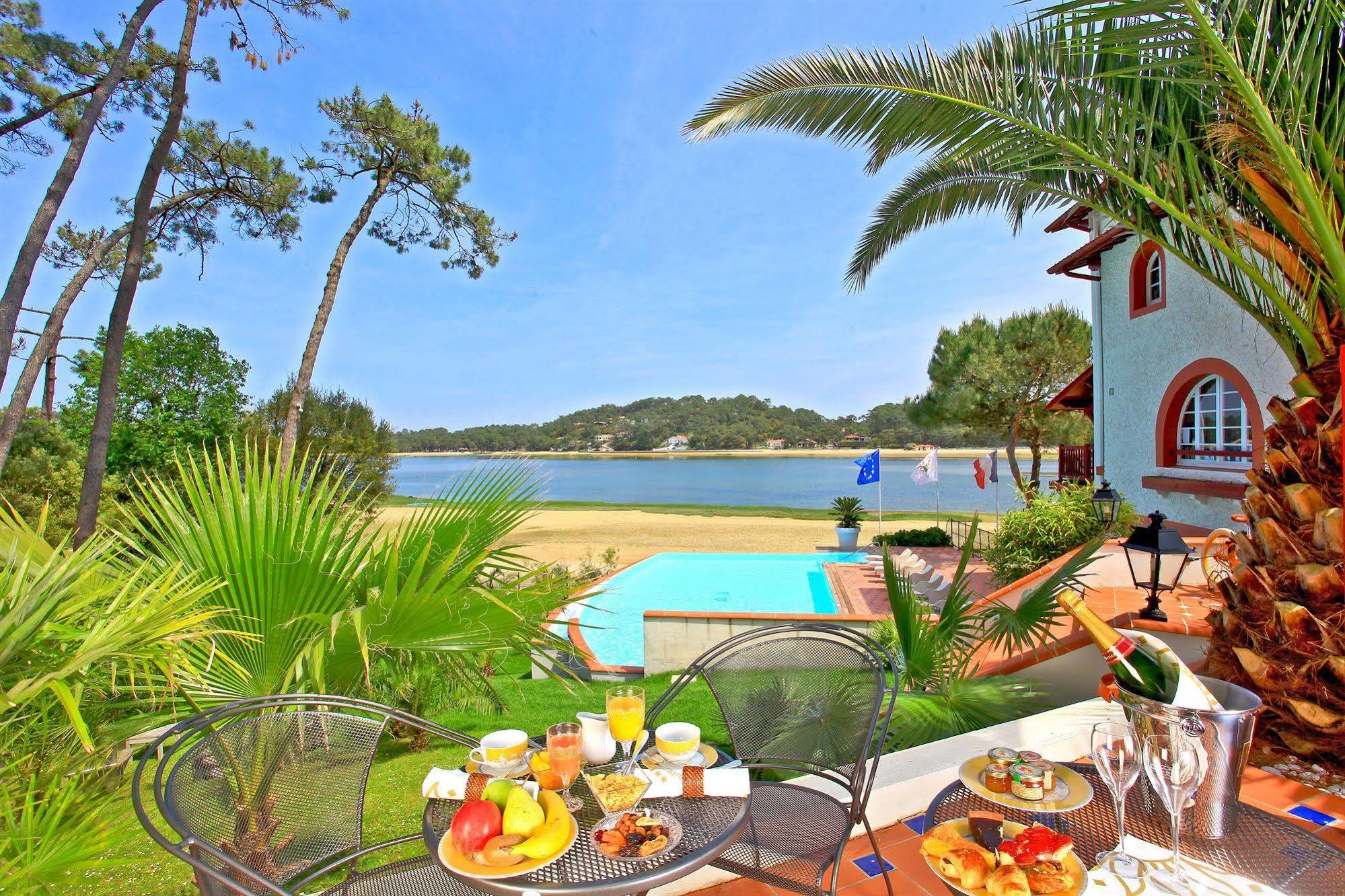 Hôtel Les Hortensias du Lac Soorts-Hossegor Exterior foto